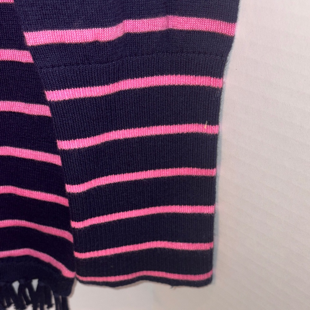 Lilly Pulitzer Navy and Pink‎ Striped Sweater M - Picture 6 of 10